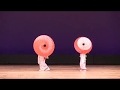 日本舞踊 子供 童謡 7歳と5歳「雨降りお月さん」Japanese traditional dance