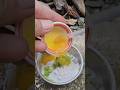 ASMR Tiny Fried Mochi Eggs 🍳 #minicooking #food #cooking #tinycolorfood #satisfying #eggmuffins