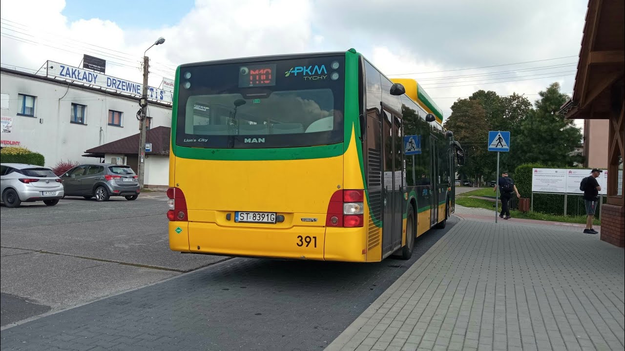 PKM Tychy - linia M10, MAN NL273 Lion's City CNG #391