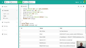 3. MySQL - Comando ALTER TABLE na Prática
