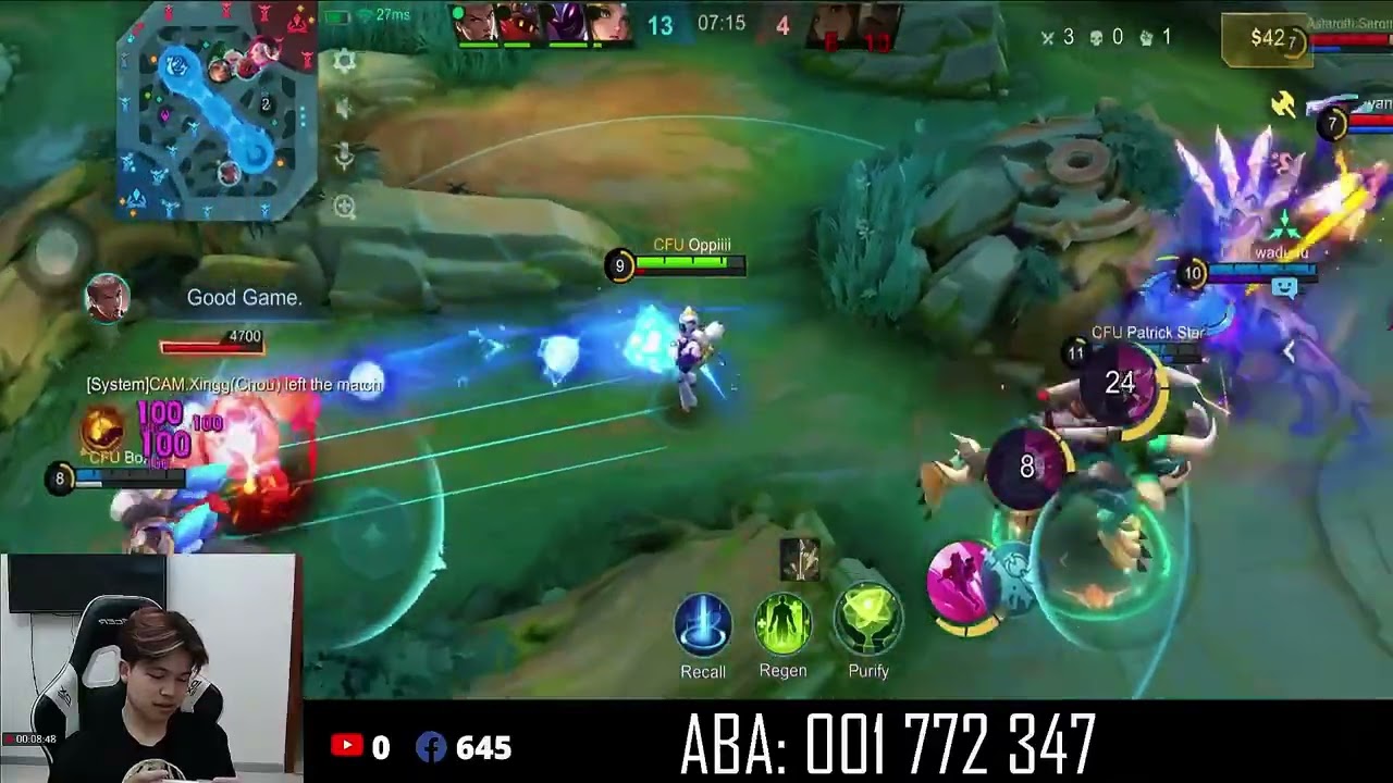 Oppi និង 5 Man CFU Gaming មកហេីយ !!  5 Man CFU Gaming road to M7 !!