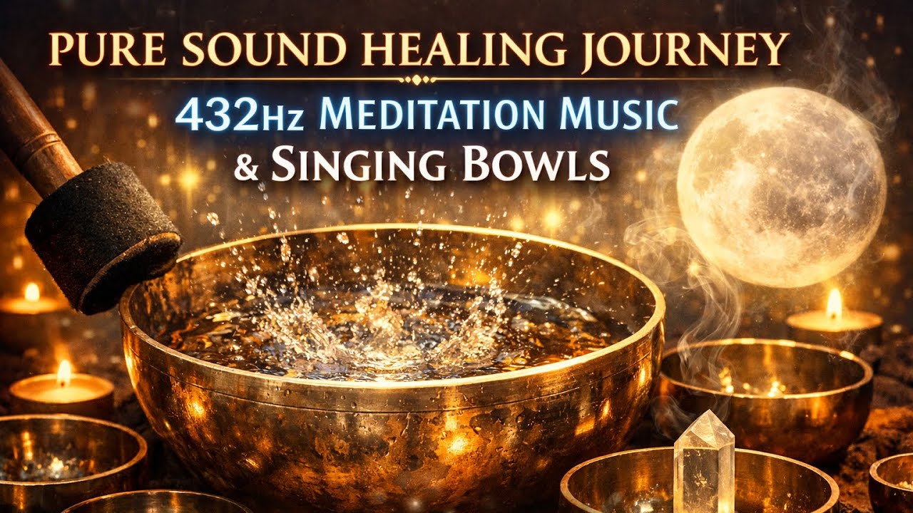 Sound Bath for Stress Relief & Inner Stillness (432Hz) - YouTube