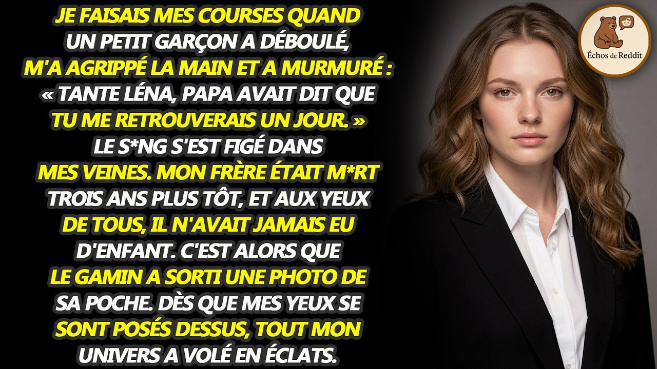 Un après-midi ordinaire dans un supermarché, une petite main a tiré l’ourlet de mon trench. Je me suis retournée, m’attendant à voir un enfant perdu. À la place, j’ai découvert un petit garçon de...