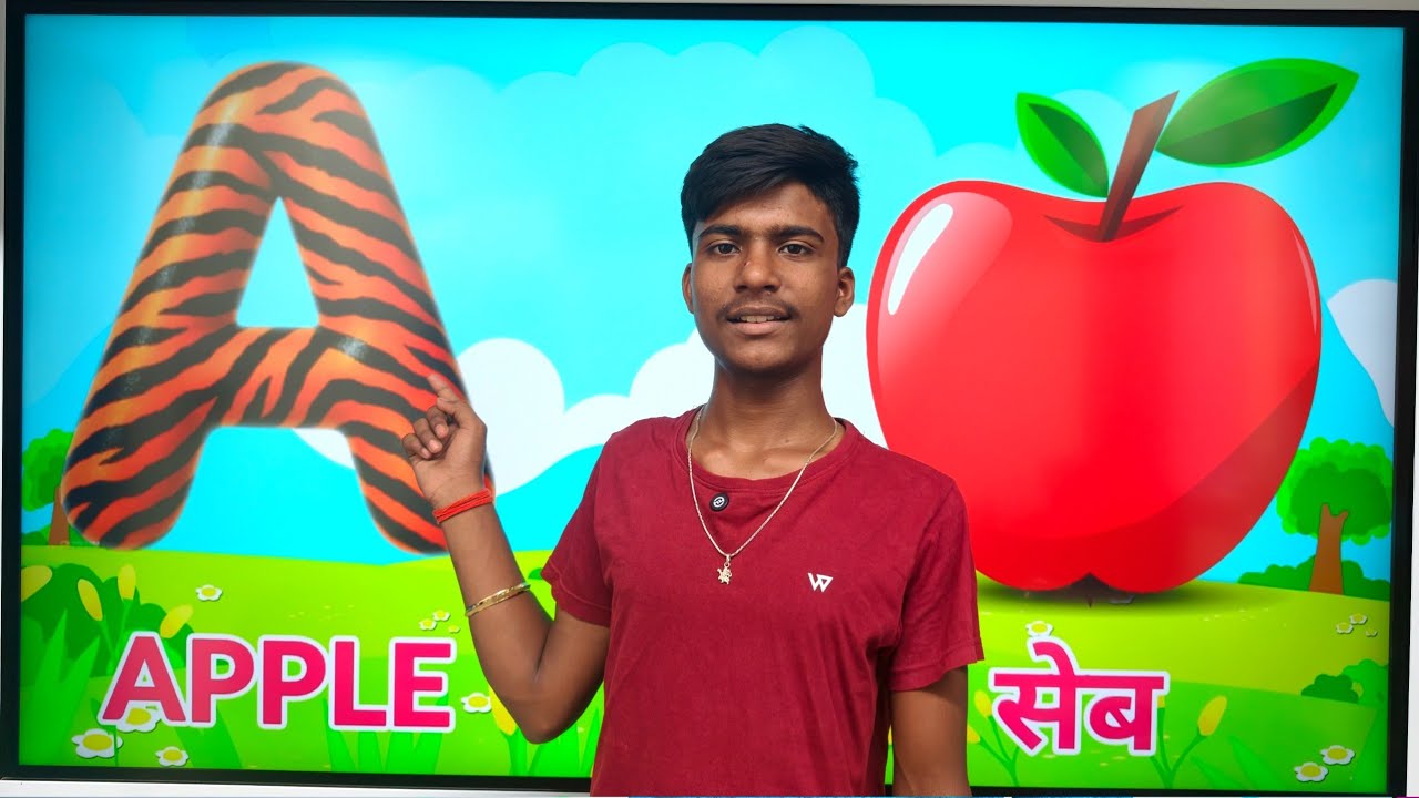 A for apple | अ से अनार | abcd | phonics song for nursery | #nurseryrhymes
