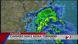 Changes since Xenia tornado Technology vastly improves warning times