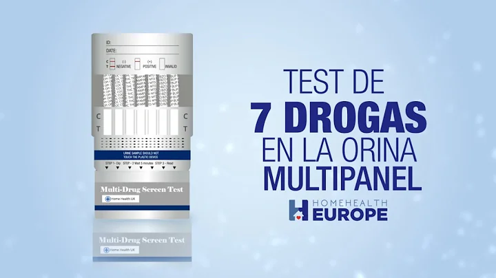 Prueba de Drogas Mediante Orina Formato Panel de 7 Sustancias ONE STEP
