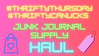 #thriftycanucks #thriftythursday Junk Journal Thrifty Haul
#ThriftyThursday is hosted by Sheree at @Turquoise Dreaming - Sheree
Search the #ThriftyThursday hashtag to find all participants’ videos!
#thriftycanucks is hosted by Kim Newberg at Images by Kim : https://www.youtube.com/user/imagesbykim
Check out the list below for all the other great channels participating in #ThriftyCanucks!
Loren at Evermore Creative Art studio: https://www.youtube.com/channel/UCHaz...
Caroline at Carolines Craft Tree : https://www.youtube.com/c/CarolinesCr...
Took at Took’s Craft Table: https://www.youtube.com/channel/UCYNe...
Laurel Gibson at Sweet Bay Laurel Emporium: https://www.youtube.com/channel/UC9KN...
Kim at Vintage Lilac Memories: https://www.youtube.com/c/LilacMemori...
Marnel At Miemie’s Keepsakes: https://www.youtube.com/channel/UCOZZ...
Beth at yesimadeitmyself : https://www.youtube.com/channel/UCN6u...
Deb at DLI Creations: https://youtube.com/@dlicreations7411
—————————————————————— #thriftycanucks #thriftythursday Junk Journal Thrifty Haul
