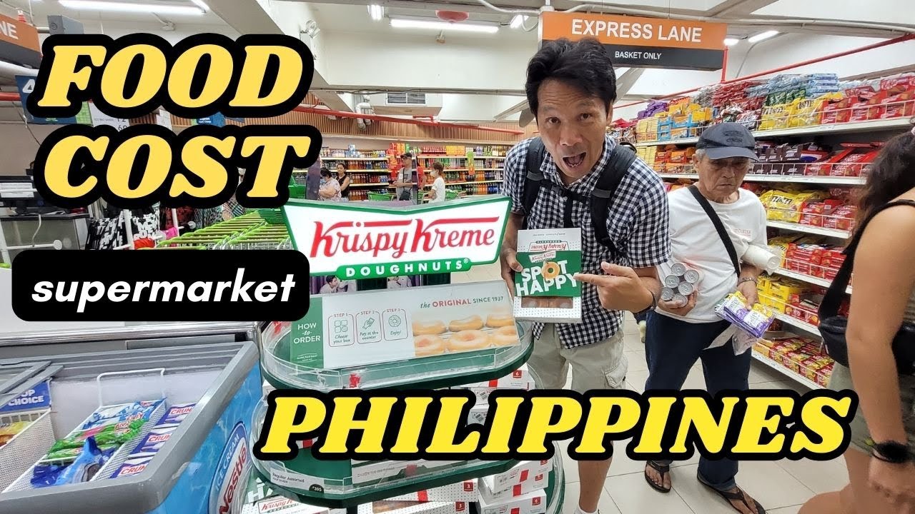 PHILIPPINES 🇵🇭 Supermarket 🛒 FOOD COST Tour 