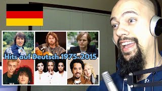American Reacts To Most Popular Song in German Each Year 1975 2015