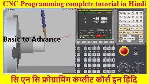 #6 Complete CNC Programming for beginners/Step Cut Basic CNC Practical  Program No 1