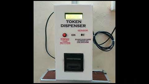 Hands-Free Token Dispenser developed by Vidya Skill Centre