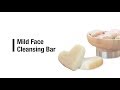 Natural face cleansing bar