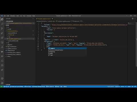 Azure Sphere Hardware definition file VS Code and Visual Studio Extensions Demonstration