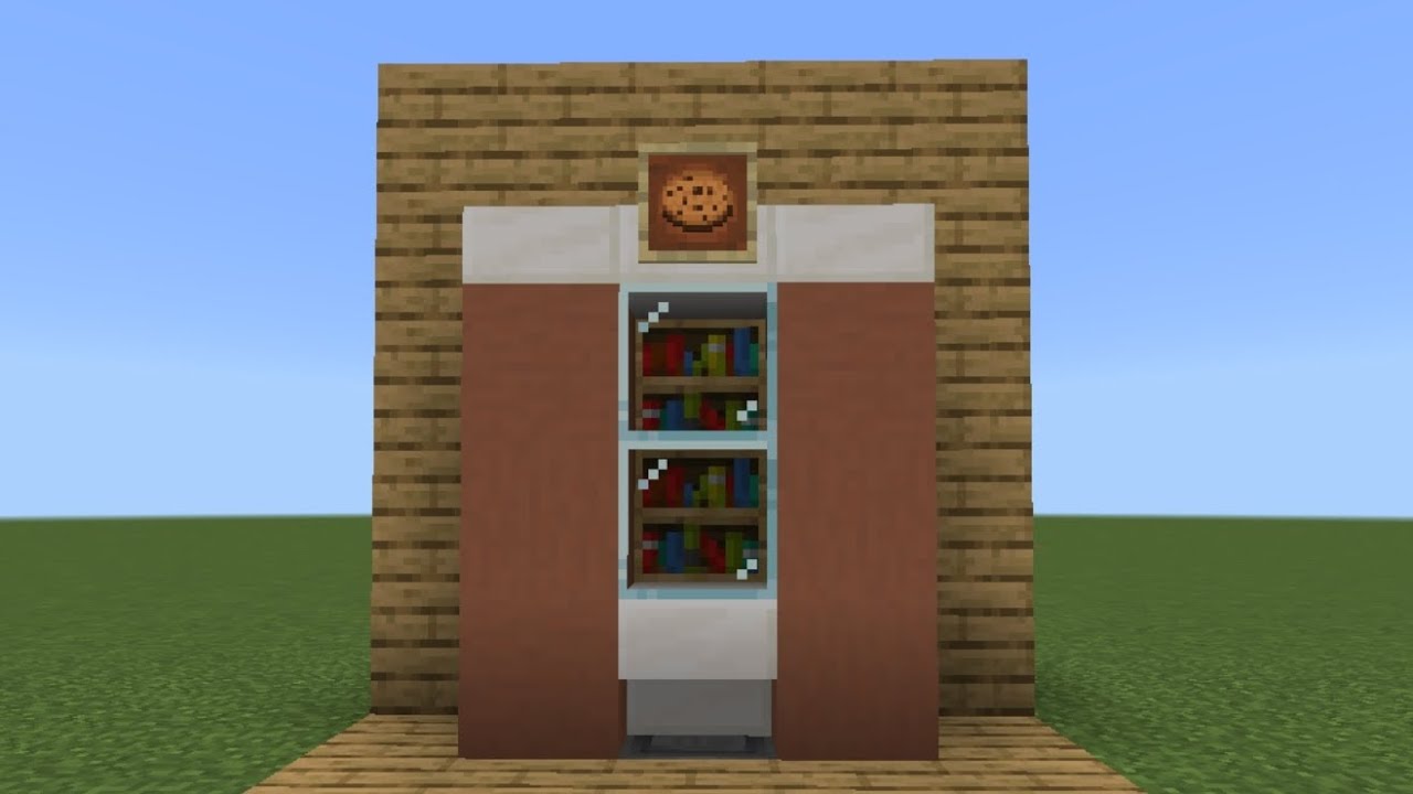 Minecraft : make working vending machine 🍪 - YouTube