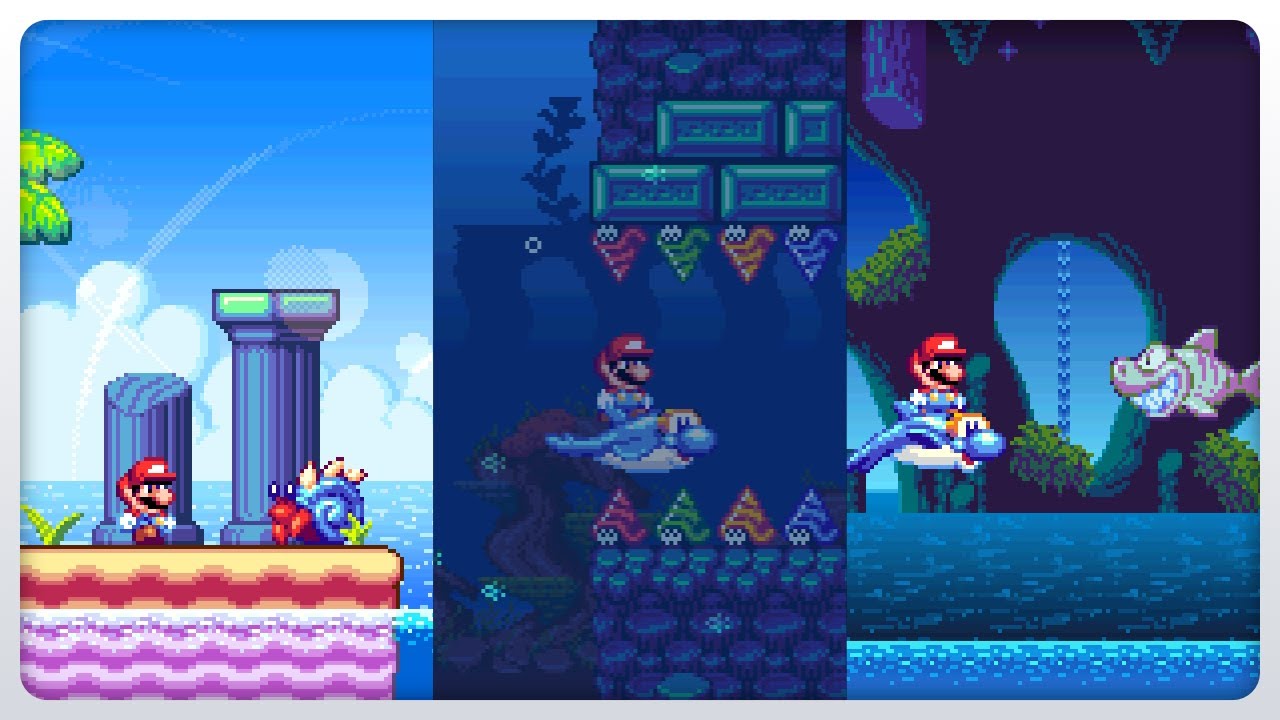 Mario Stellar Destiny - Playa Del Mario | SMW Hack Showcase