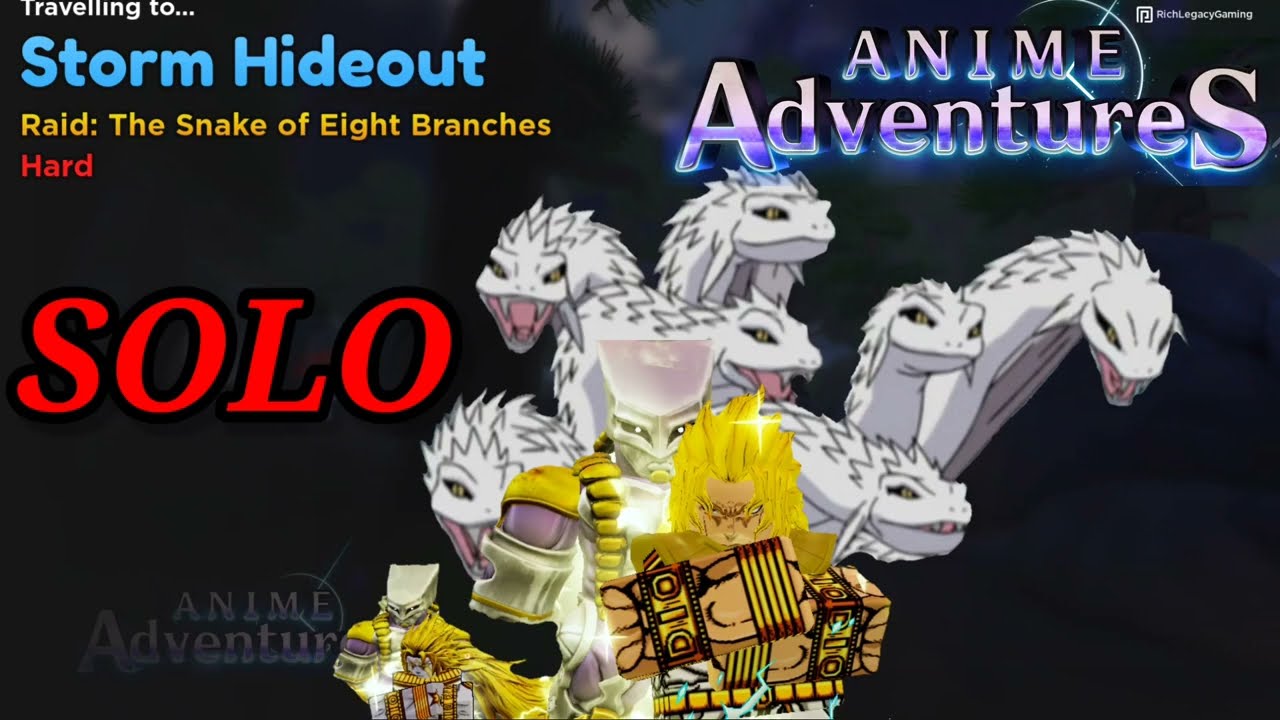 Jio Over Heaven VS The Snake of the Eight Branches [Anime Adventures Update 10.7.5 RAID!]