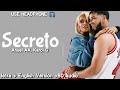 Anuel AA, Karol G - Secreto ( Lyrics /  letra / English Version / 8D audio )| English translation