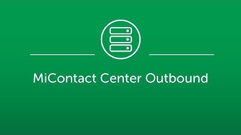 MiContact Center Outbound - Trailer