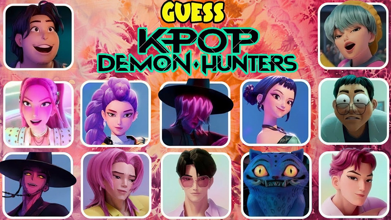 Guess KPop Demon Hunters Movie Character 2025 by Song & Voice 🎙️🎵🔥 Huntrix, Saja Boys, Soda Pop