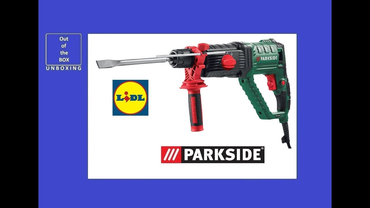 Parkside Hammer Drill PBH 1050 B2 UNBOXING (Lidl 1050W 0–5300 rpm 3 J) -  YouTube