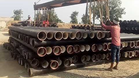 DI Pipe Loding From Stock Yard