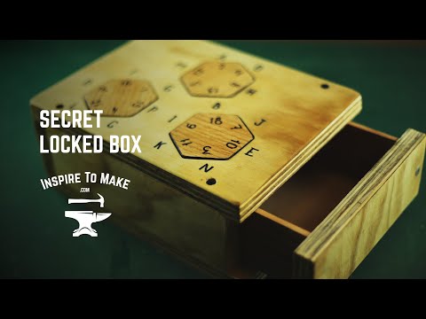 Secret Lock Box - Escape Room Wood Puzzle Box  Secret lock box, Wooden  puzzle box, Wood puzzle box