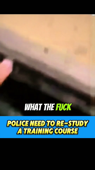 Police need to re-study a training course