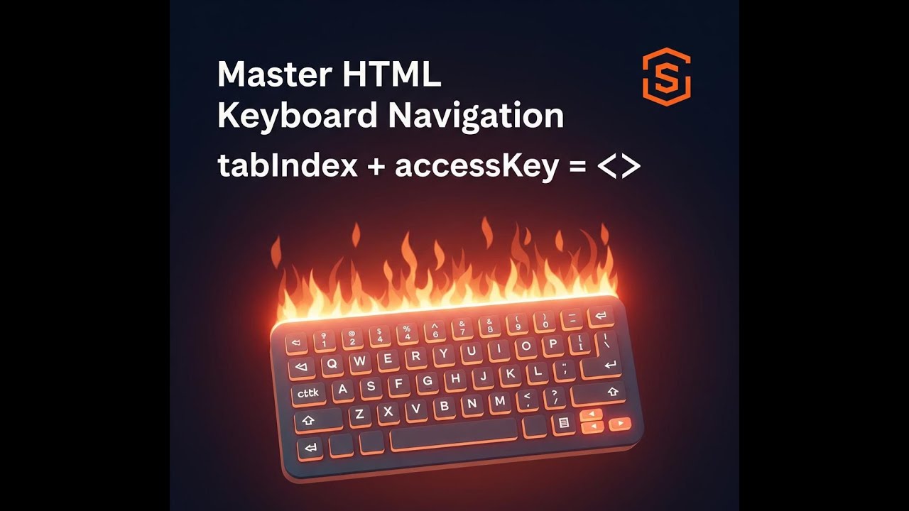 HTML Keyboard Navigation using tabIndex and accessKey | Every Developer ...