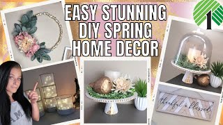 Quick and Easy Dollar Tree DIY Spring Home Decor | DIY SPRING DECOR