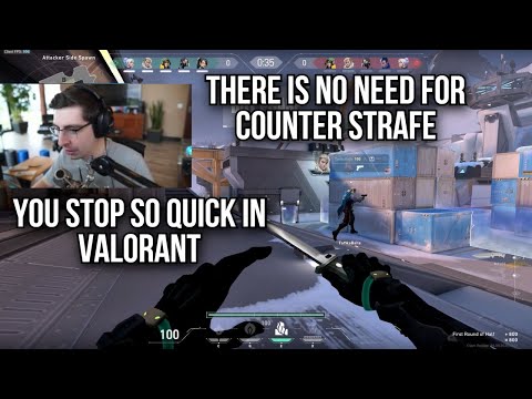 SHROUD Explains Why You Should Not Counter Strafe In Valorant