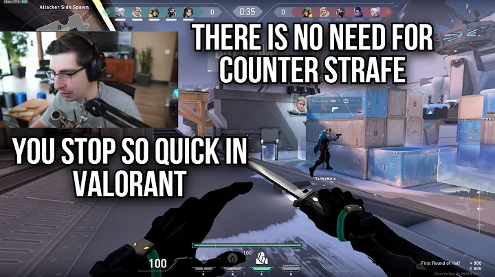 SHROUD Explains Why You Should Not Counter Strafe In Valorant