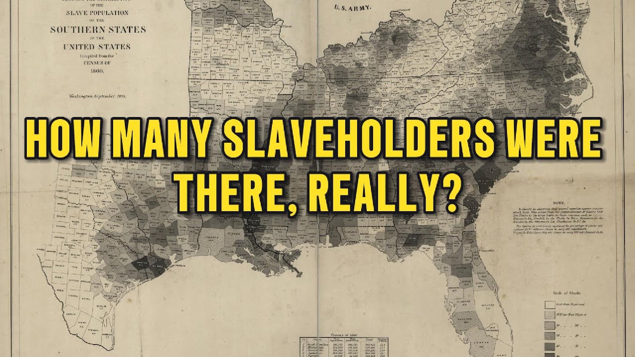 How many slaveholders were there, really?
