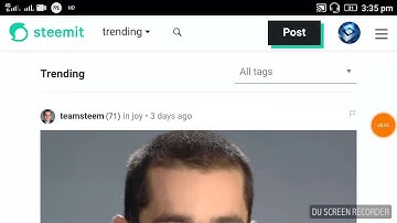 Top Trending post in Steemit for Today (15-01-2018)