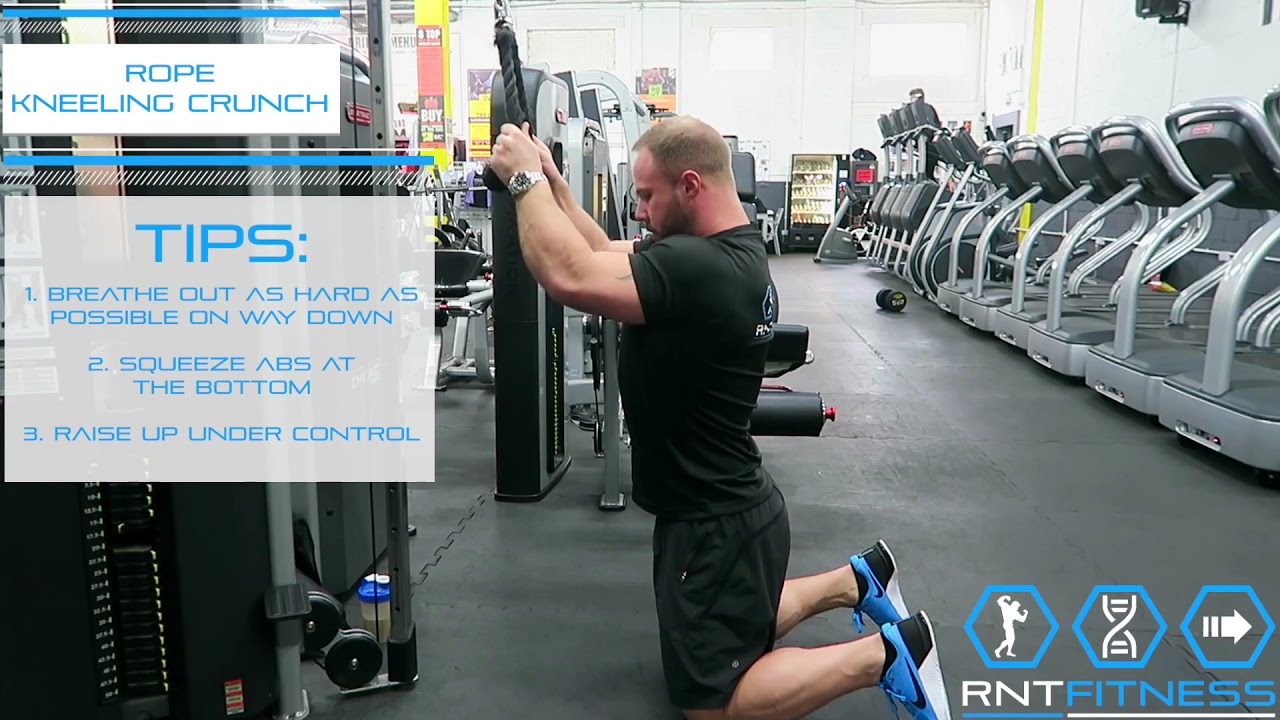 How to Maximise Your Rope Kneeling Crunch YouTube
