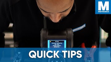 Midtronics CPX-900 Quick Tips: Powering off the battery under test, & changing internal batteries