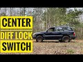Toyota 100 Series Land Cruiser | Center Diff Lock Switch DIY
