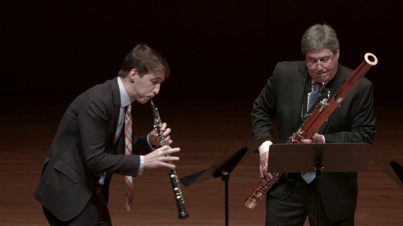 Ibert Cinq pièces en trio for Oboe, and Bassoon IV. Andante YouTube