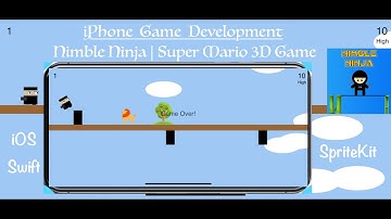 iPhone Game Development :- Nimble Ninja | Super Mario 3D Game | SpriteKit | iOS Game Tutorials Ep-2