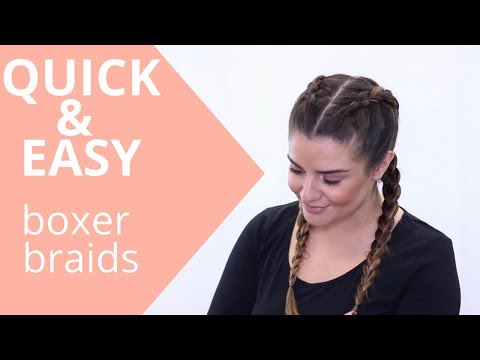 How To: Boxer Braids (Dutch Braids)