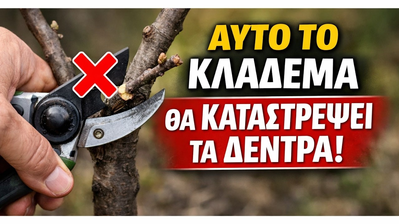 Κλάδεμα Μαρτίου: Σταμάτα να το κάνεις ΛΑΘΟΣ! Ο απόλυτος οδηγός για τέλειο κήπο.