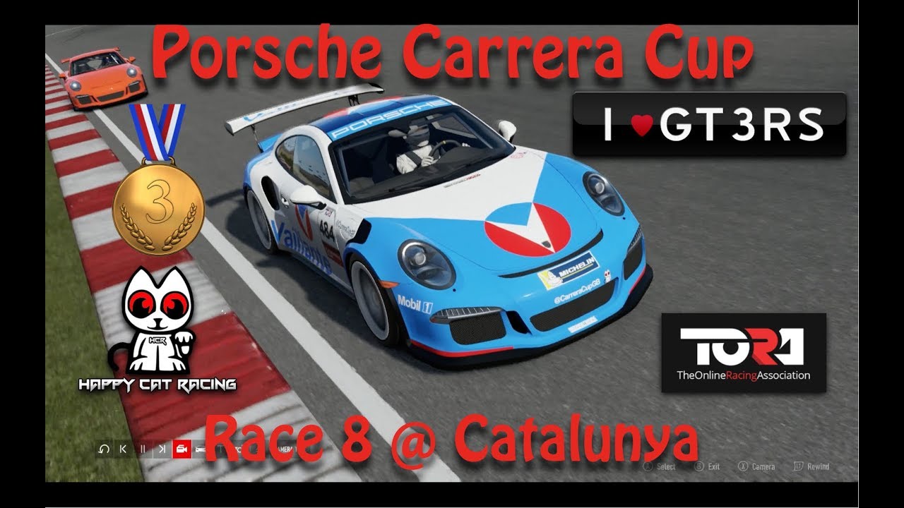 forza horizon 2 Porsche Carrera Cup Winter Series with TORA | Race 8 at Catalunya | Forza Motorsport 7