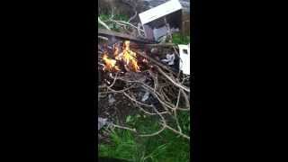 How to burn confidential documents.
