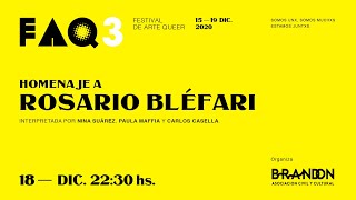 HOMENAJE A ROSARIO BLÉFARI