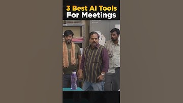🔥3 Best AI Tools For Meetings | Automate Meetings Using AI #Shorts #Simplilearn
