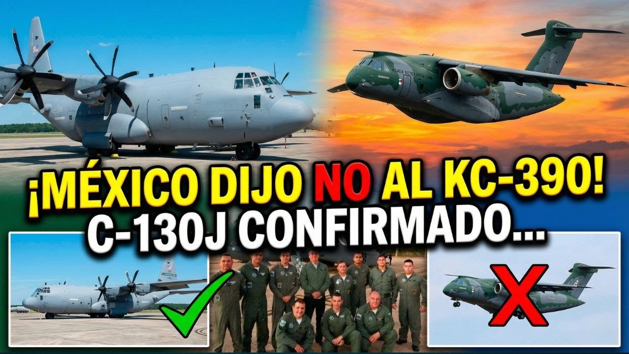 ¿MÉXICO DIJO NO AL KC-390… Y CONFIRMA LA COMPRA DEL C-130J? ¿FUE UNA BUENA ELECCIÓN?