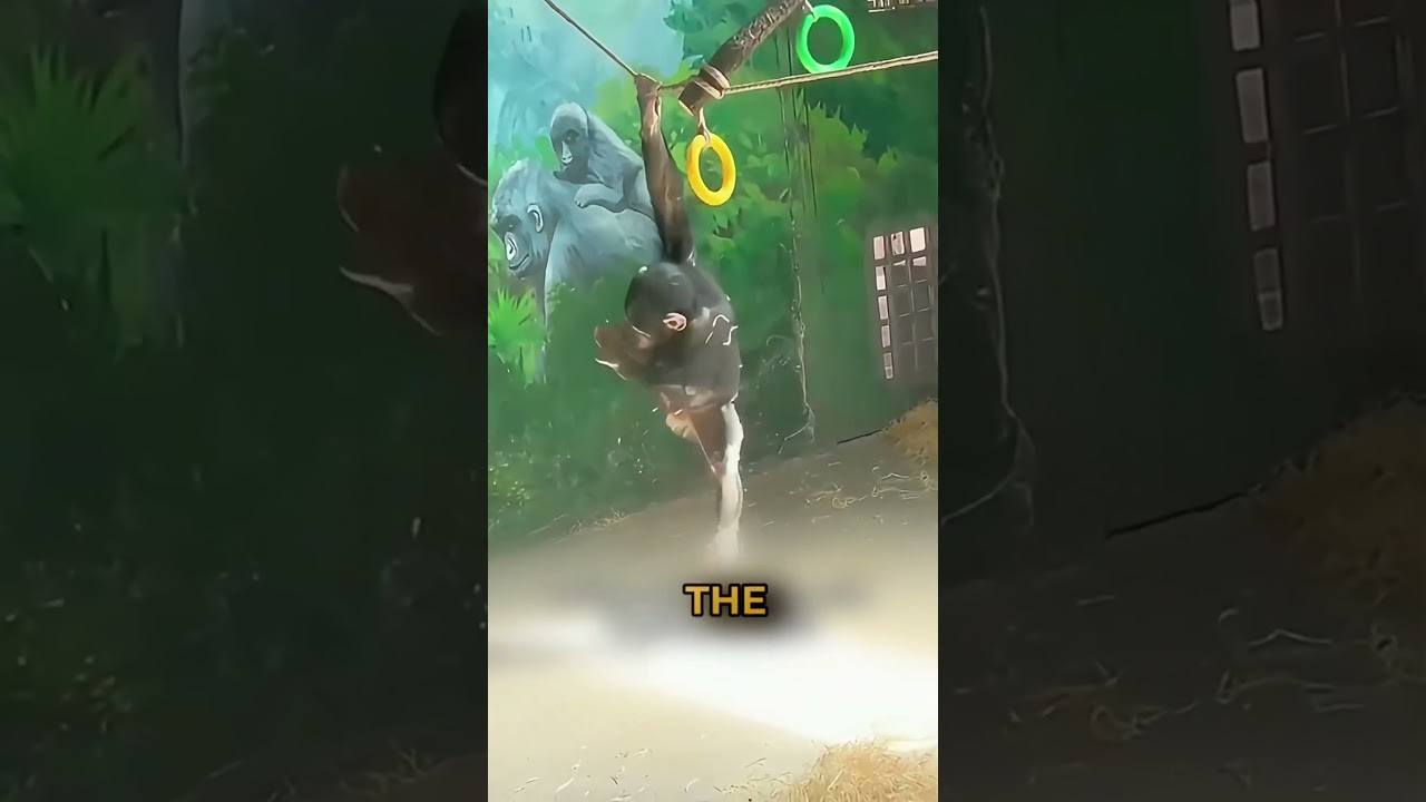 Autistic monkey #shorts #shortsvideo #animalshorts #cute #funny #cuteanimals #healing