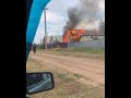 В Соль-Илецке жилой дом сгорел дотла