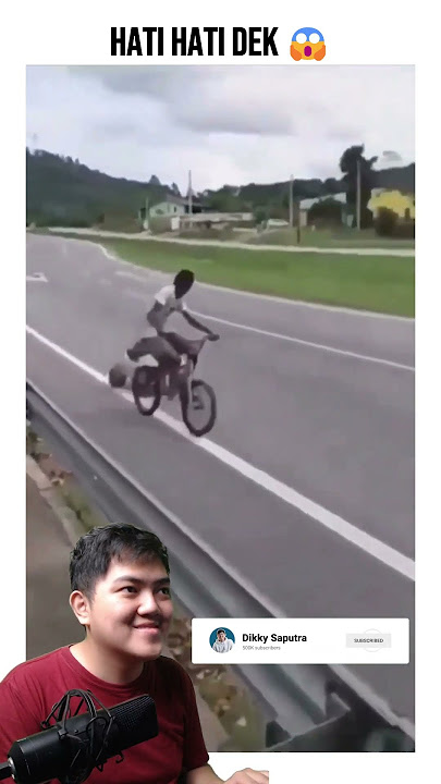 sampai salto gitu kalau sepeda an 🤣🤣 #shorts #funny #lucu