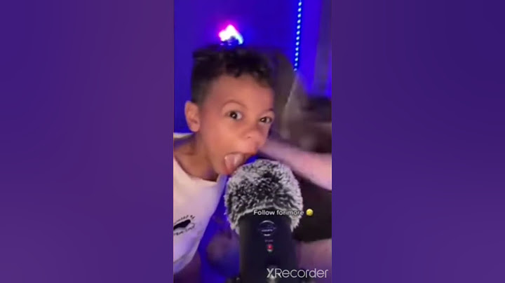 Niño grita en asmr XD .