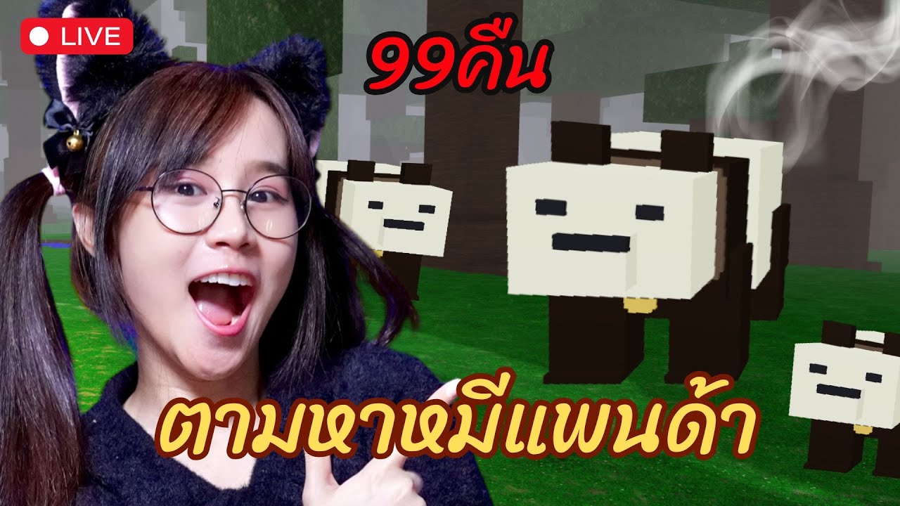 [LIVE] อยากเลี้ยงหมีแพนด้า 2 ตัวววววววววววววววววววววววววว